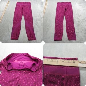 Lululemon‎ Leggings Womens 4 Magenta Geometric Pockets Inspire Tight II 25x25